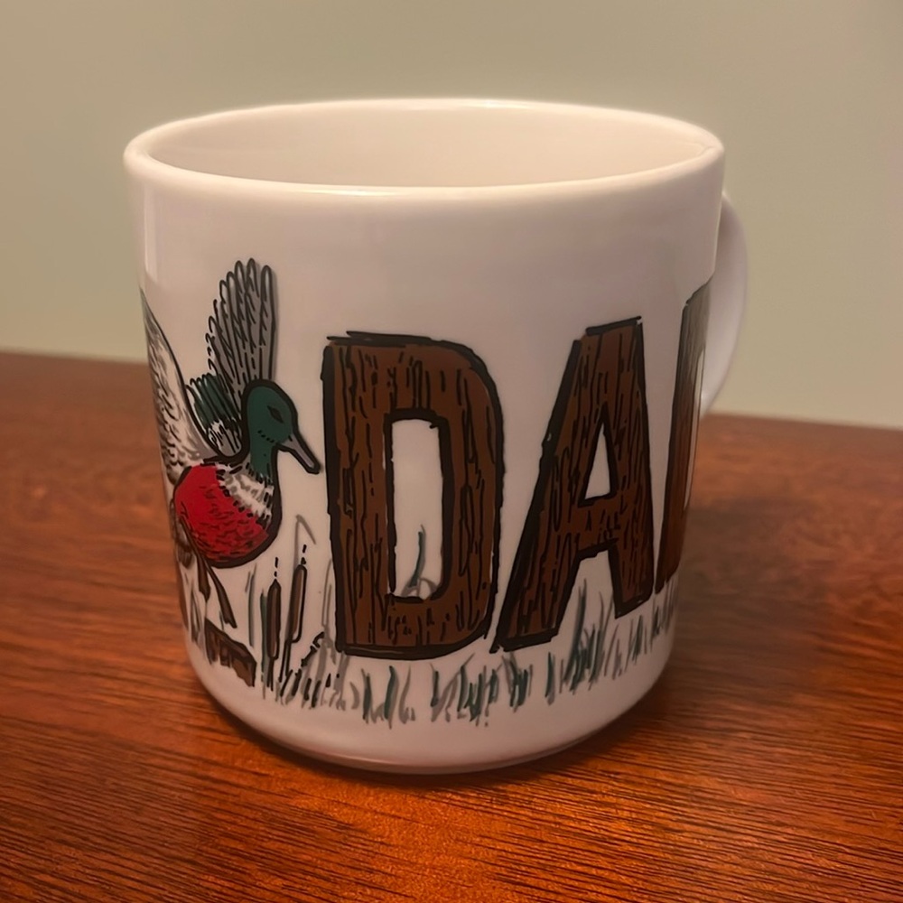 Grindley England Houze Vintage DAD Duck Father's Day Coffee Cup Mug EUC